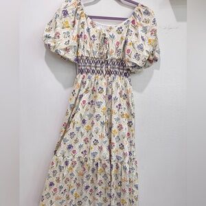 Entro Floral dress with Pastel Hues